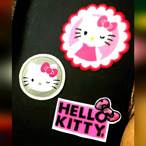 NEW Lot of 3 Hello Kitty Patches/Emblems/Appliqués! *Rare Ones" Sew-On - Picture 2 of 13